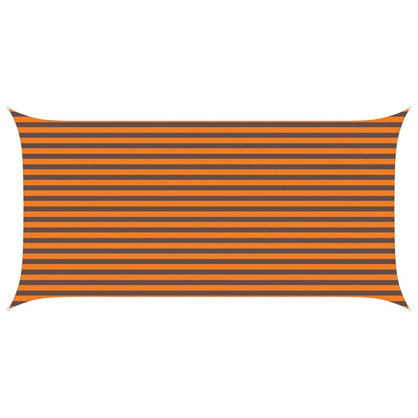 Aurinkosuojapurje Oranssi ja ruskea 5 x 2,5 m