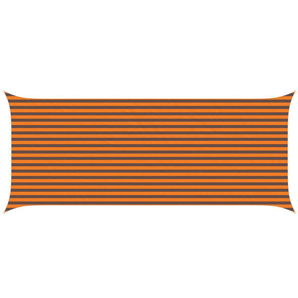 Aurinkosuojapurje Oranssi ja ruskea 6 x 2,5 m