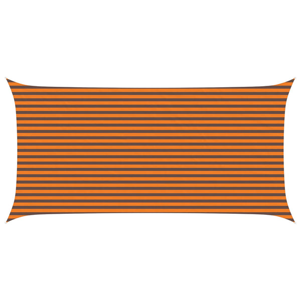 Aurinkosuojapurje Oranssi ja ruskea 6 x 3 m