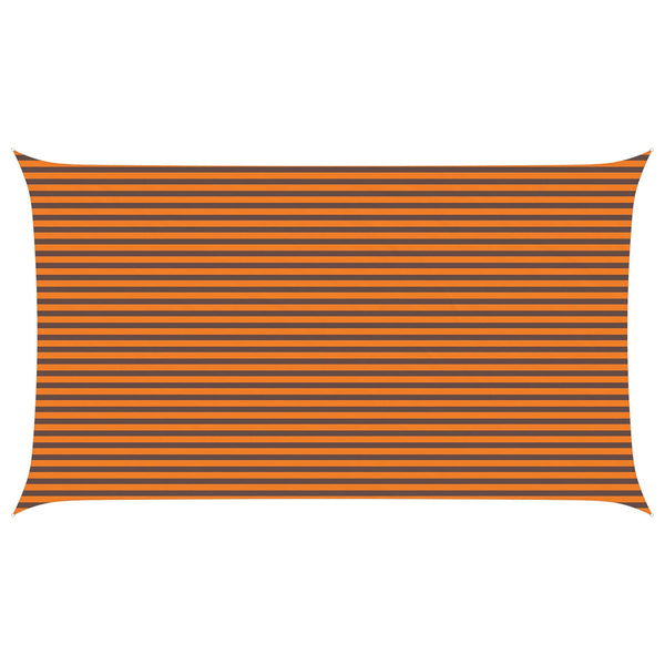 Aurinkosuojapurje Oranssi ja ruskea 7 x 4 m
