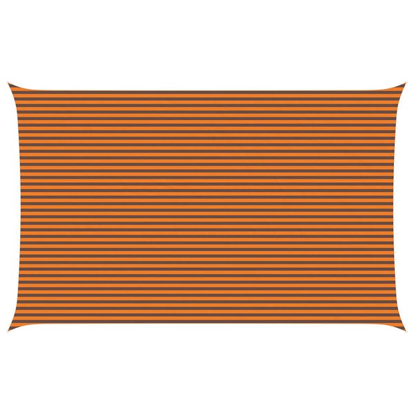 Aurinkosuojapurje Oranssi ja ruskea 8 x 5 m