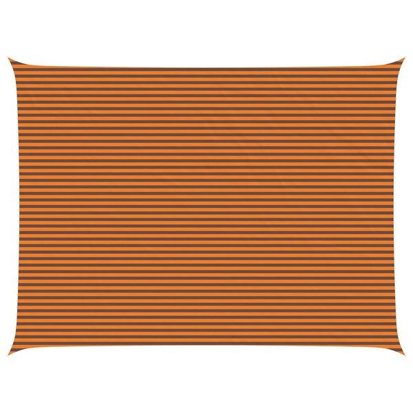 Aurinkosuojapurje Oranssi ja ruskea 8 x 6 m