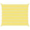 Aurinkosuojapurje Keltainen ja valkoinen 5 x 4 m