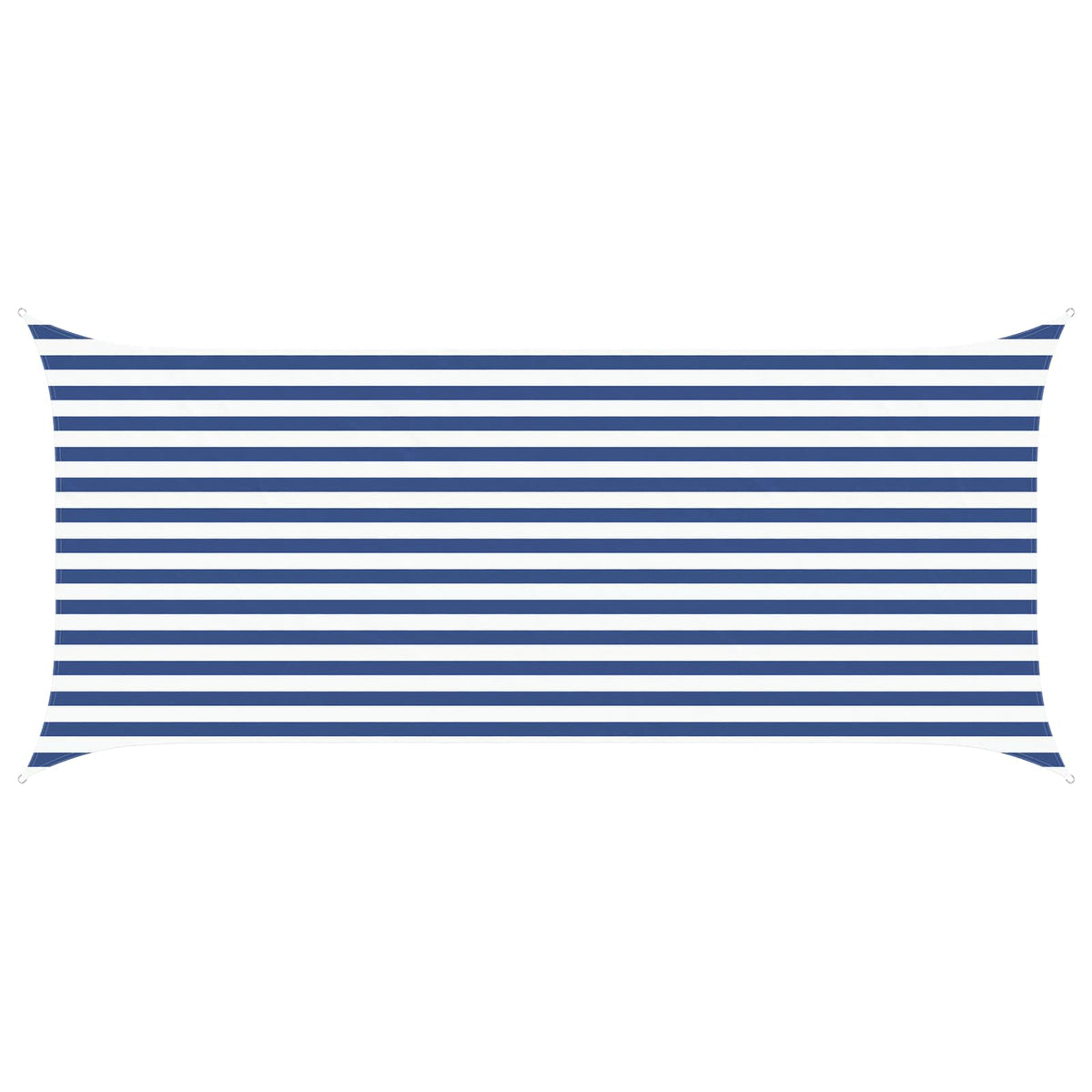 Aurinkosuojapurje Sininen ja valkoinen 4,5 x 2 m