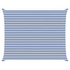 Aurinkosuojapurje Sininen ja valkoinen 5 x 4 m