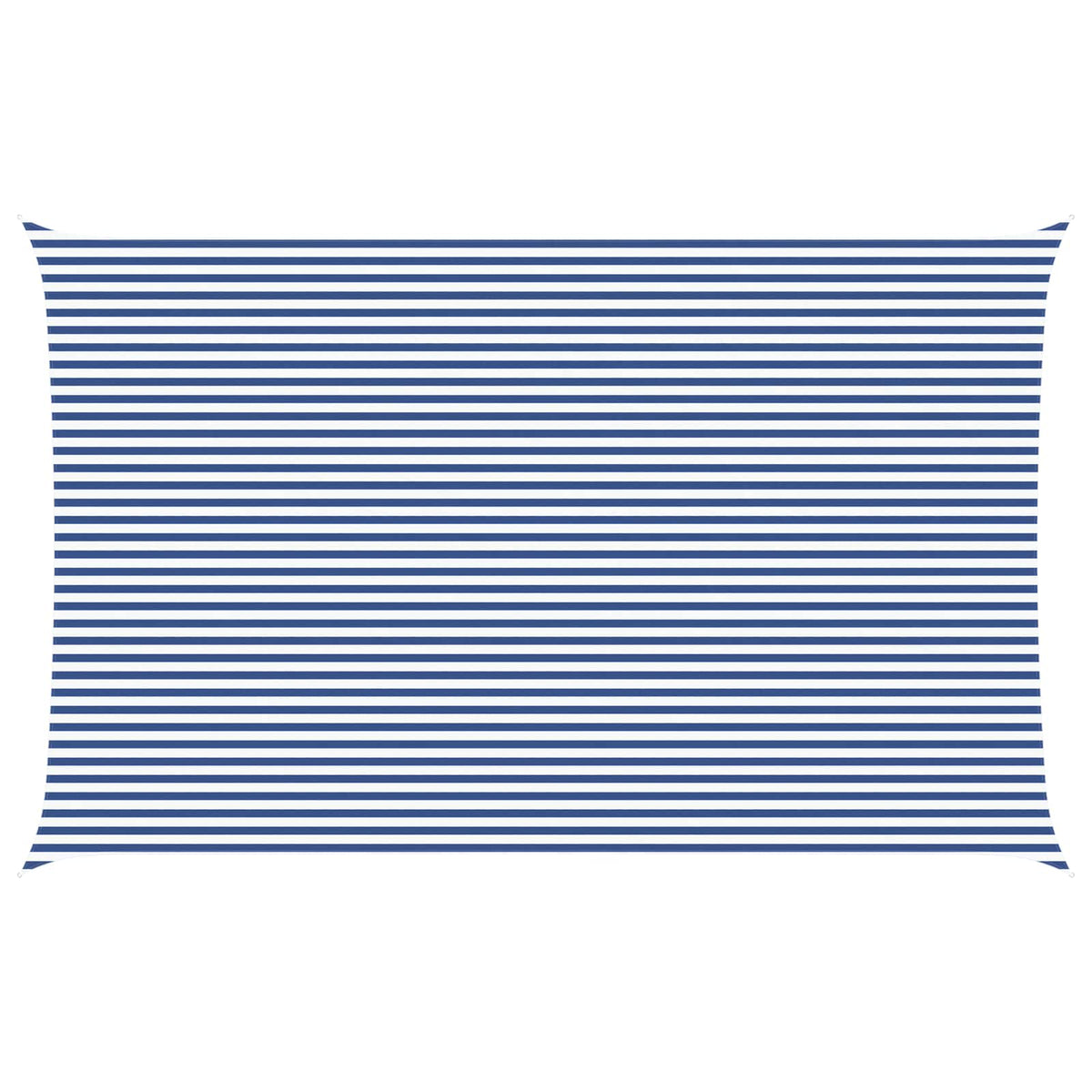 Aurinkosuojapurje Sininen ja valkoinen 8 x 5 m