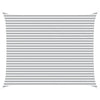 Aurinkosuojapurje Vaaleanharmaa ja valkoinen 5 x 4 m