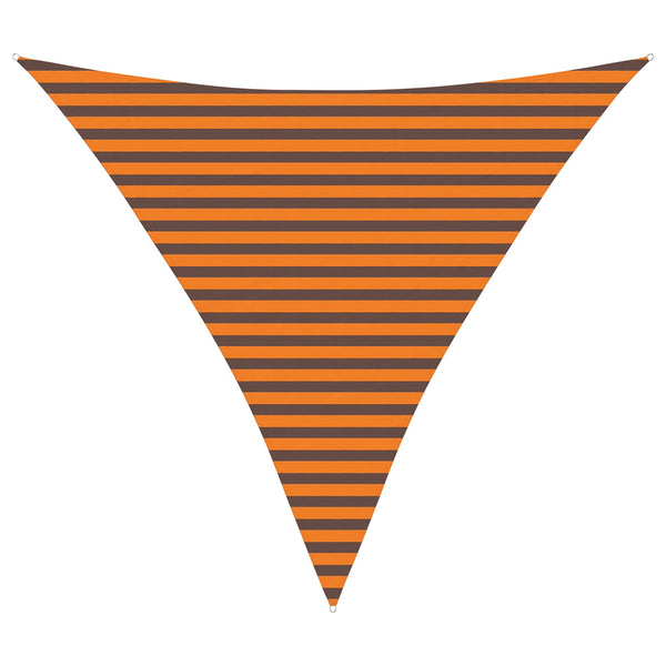 Aurinkosuojapurje Oranssi ja ruskea 3,6 x 3,6 x 3,6 m