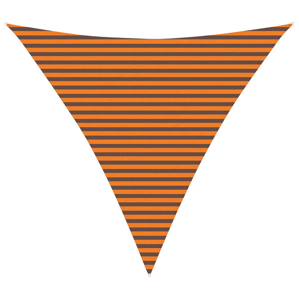 Aurinkosuojapurje Oranssi ja ruskea 4,5 x 4,5 x 4,5 m