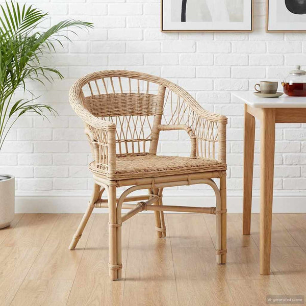 Pinottava tuoli Rottinki Luonnollinen 60 x 60 x 81 cm