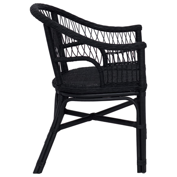 Pinottava tuoli Rottinki Musta 60 x 60 x 81 cm