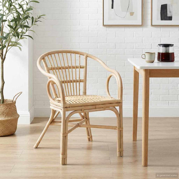 Pinottava tuoli Luonnollinen 58 x 60 x 81 cm Rottinki