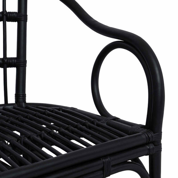 Pinottava tuoli Musta 58 x 60 x 81 cm Rottinki