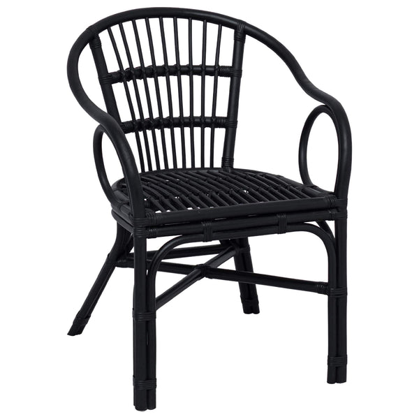 Pinottava tuoli Musta 58 x 60 x 81 cm Rottinki