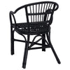 Pinottava tuoli Musta 58 x 60 x 81 cm Rottinki