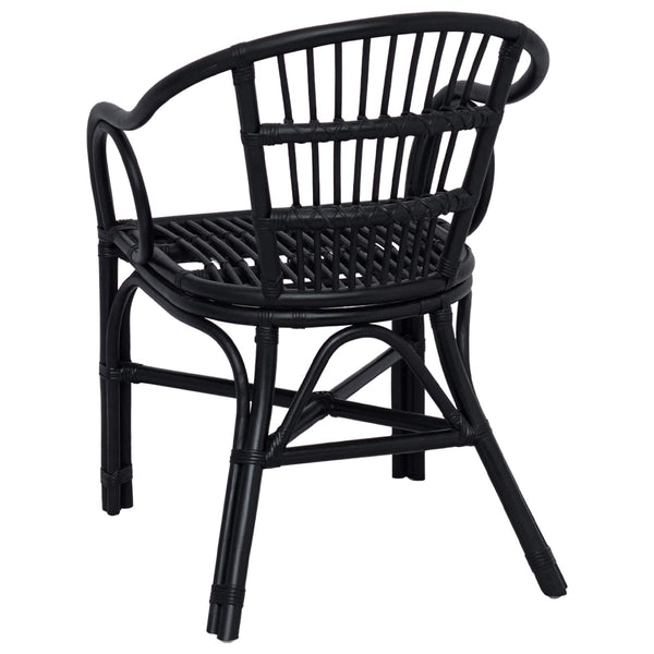 Pinottava tuoli Musta 58 x 60 x 81 cm Rottinki