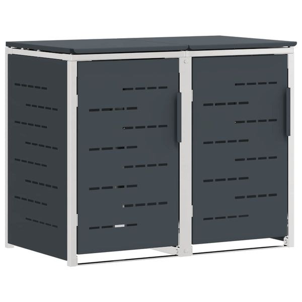 Rullakontin varastointi for 2 Bins 240L Ruostumaton teräs