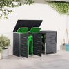 Rullakontin varastointi for 3 Bins 240L Ruostumaton teräs