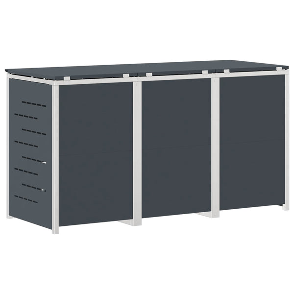Rullakontin varastointi for 3 Bins 240L Ruostumaton teräs