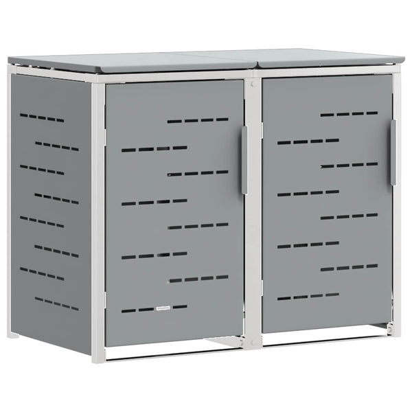 Rullakontin varastointi for 2 Bins 240L Ruostumaton teräs