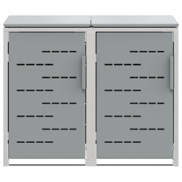 Rullakontin varastointi for 2 Bins 240L Ruostumaton teräs
