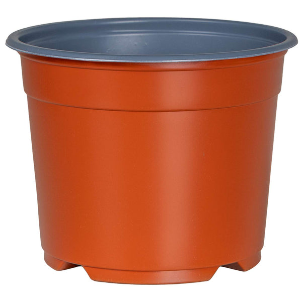 Pyöreä kukkaruukku 100 kpl Terrakotta Ø 10 x 8 cm Muovi