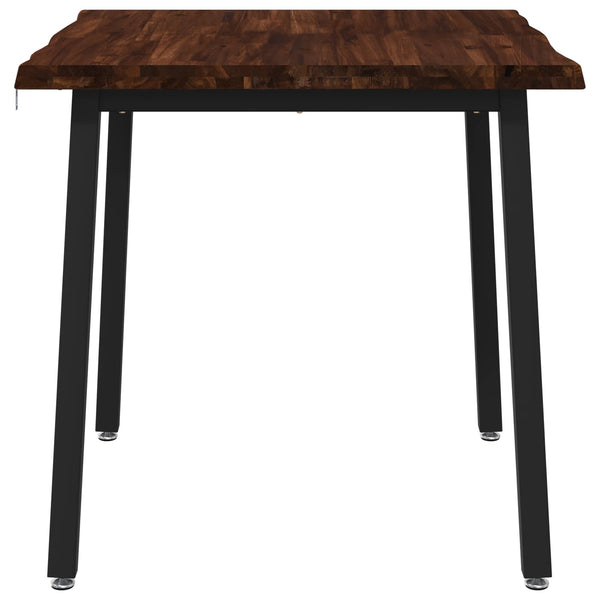 60 x 55 x 75 cm Tiheä akasiapuu Tummanruskea ja musta