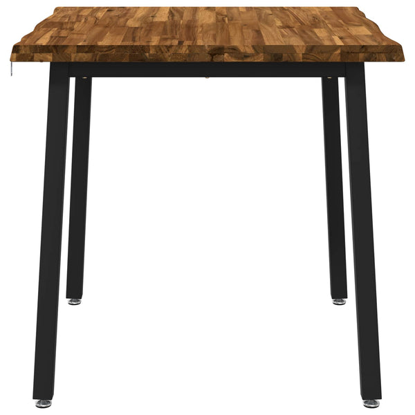 60 x 55 x 75 cm Tiheä akasiapuu Luonnollinen ja musta