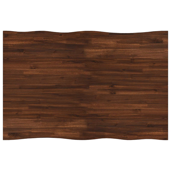110 x 55 x 75 cm Tiheä akasiapuu Tummanruskea ja musta
