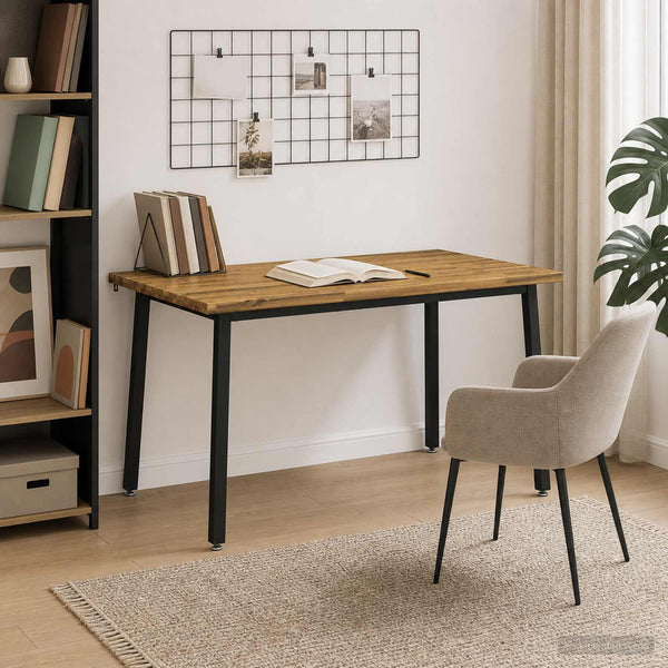 Elävä Reunakynttiläruokapöytä 140 x 90 x 75 cm Tiheä akasiapuu