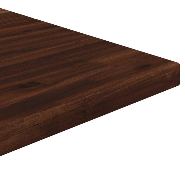 110 x 55 x 75 cm Tiheä akasiapuu Tummanruskea ja musta