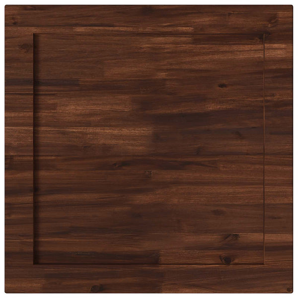 Suorakulmainen pöytälevy 70 x 70 x 3,2 cm Neliö Tiheä akasiapuu