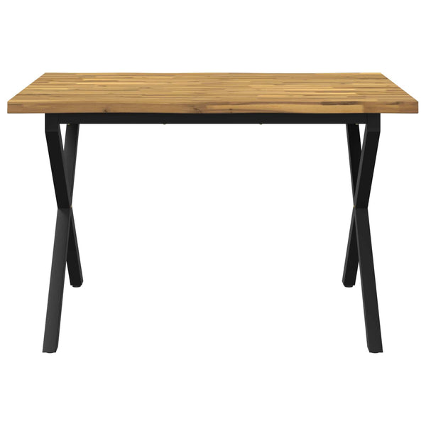 Elävä Reunakynttiläruokapöytä 90 x 55 x 75 cm Tiheä akasiapuu