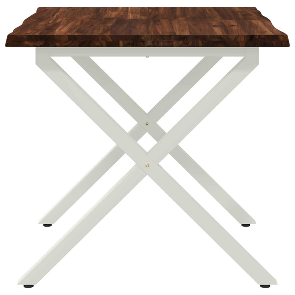 Elävä Reunakynttiläruokapöytä 70 x 70 x 75 cm Tiheä akasiapuu