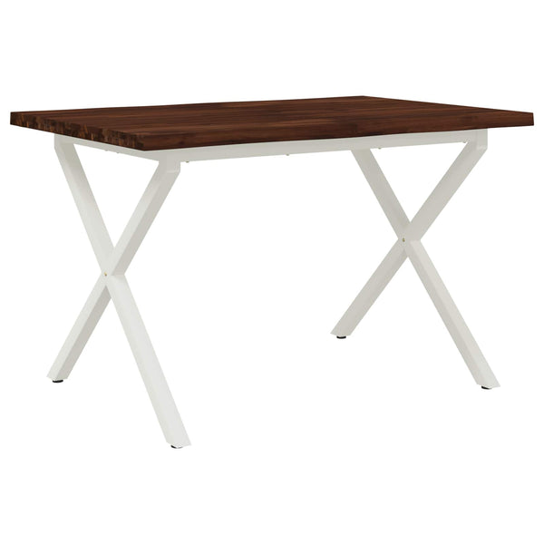 Elävä Reunakynttiläruokapöytä 120 x 80 x 75 cm Tiheä akasiapuu