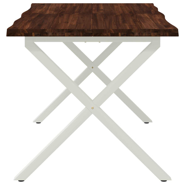Elävä Reunakynttiläruokapöytä 120 x 80 x 75 cm Tiheä akasiapuu