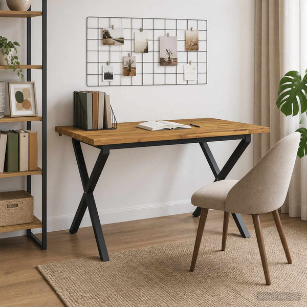 Elävä Reunakynttiläruokapöytä 120 x 80 x 75 cm Tiheä akasiapuu