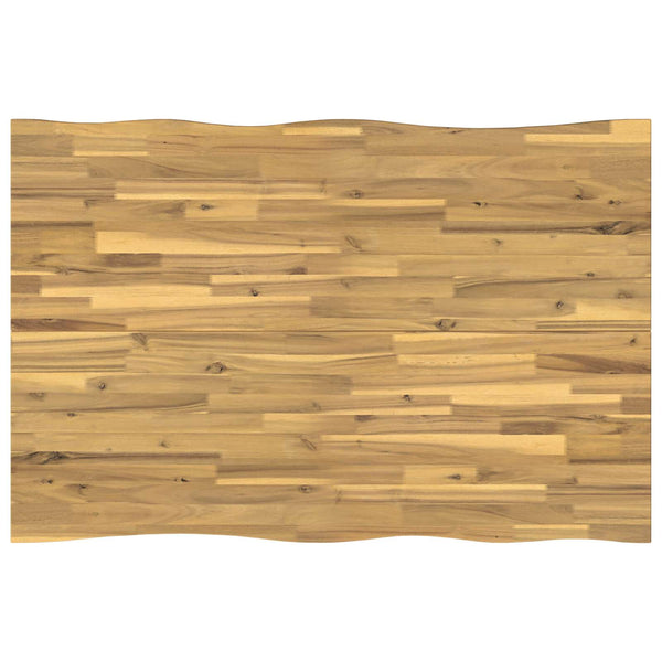 Elävä Reunakynttiläruokapöytä 120 x 80 x 75 cm Tiheä akasiapuu