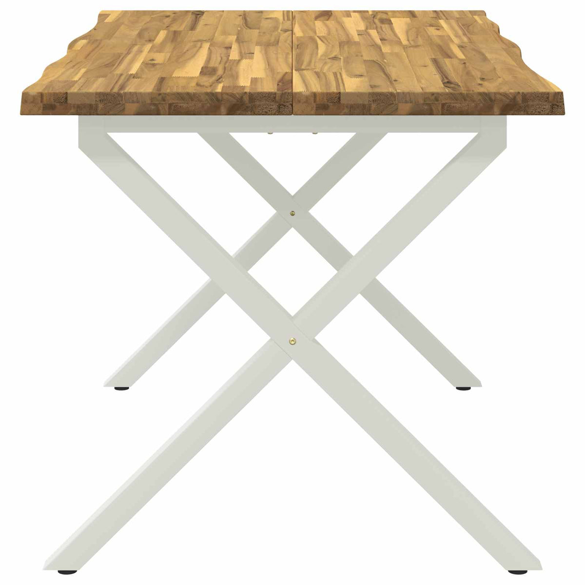 Elävä Reunakynttiläruokapöytä 120 x 80 x 75 cm Tiheä akasiapuu