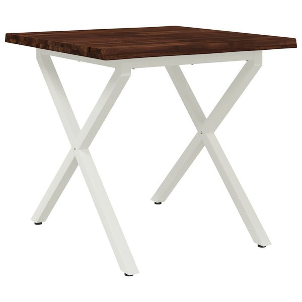 Elävä Reunakynttiläruokapöytä 90 x 90 x 75 cm Tiheä akasiapuu