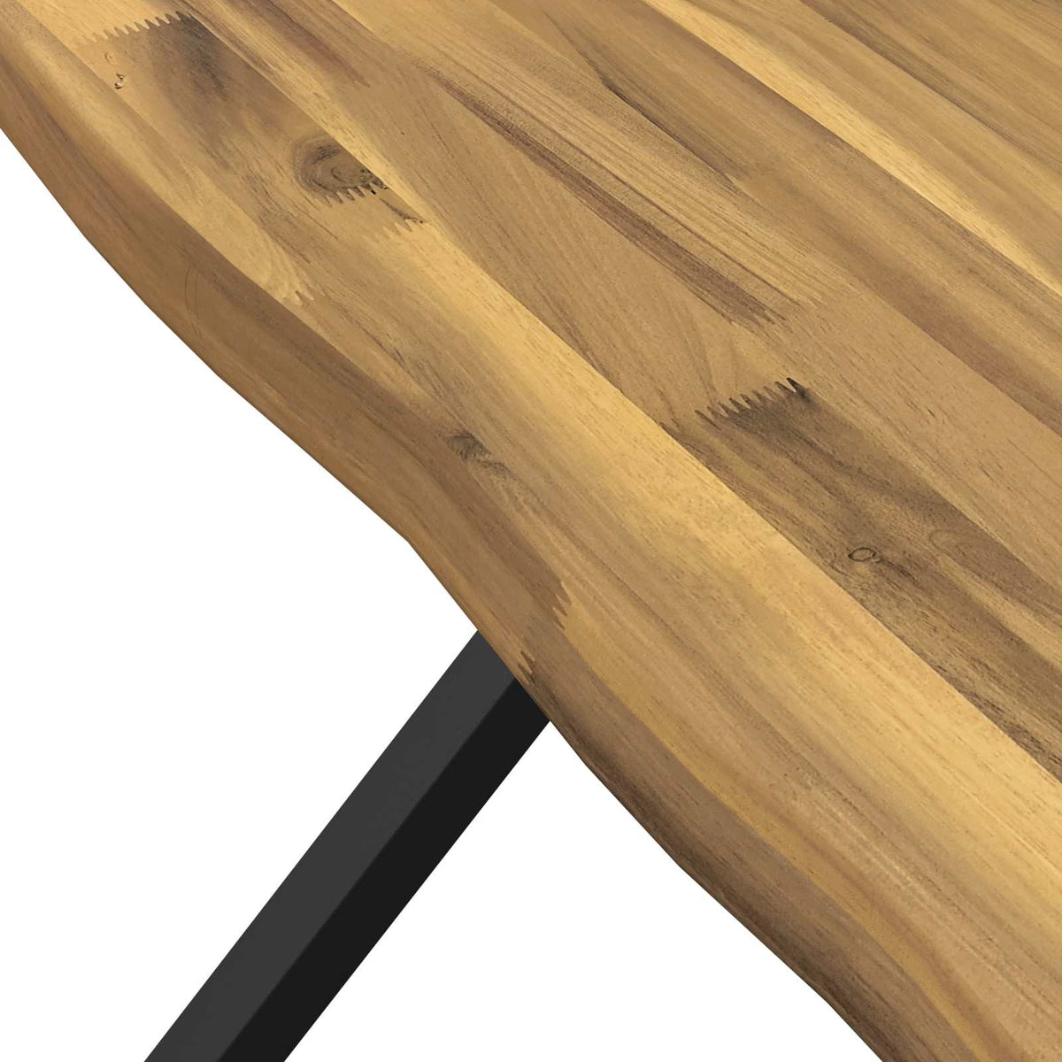 Elävä Reunakynttiläruokapöytä 90 x 90 x 75 cm Tiheä akasiapuu