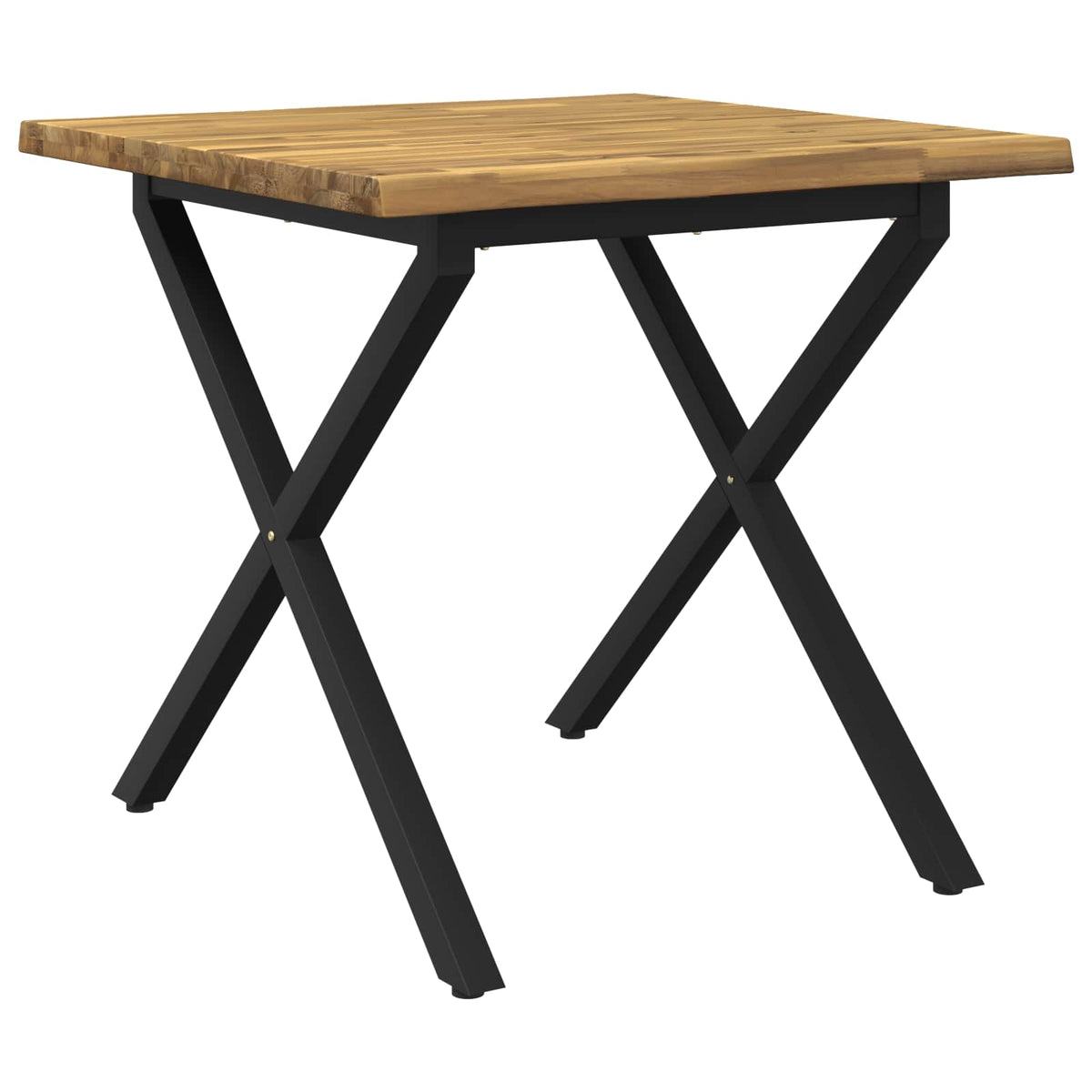 Elävä Reunakynttiläruokapöytä 90 x 90 x 75 cm Tiheä akasiapuu