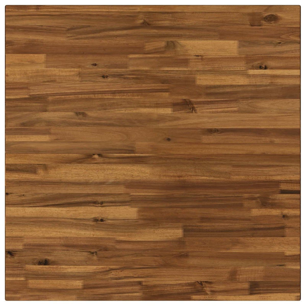 Neliönmuotoinen ruokapöytä 80 x 80 x 75 cm Tiheä akasiapuu