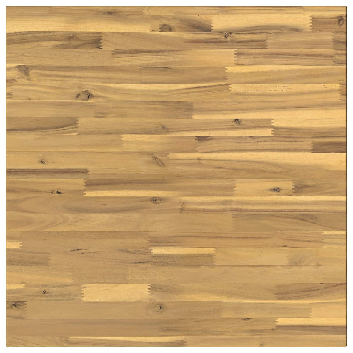 Neliönmuotoinen ruokapöytä 80 x 80 x 75 cm Tiheä akasiapuu