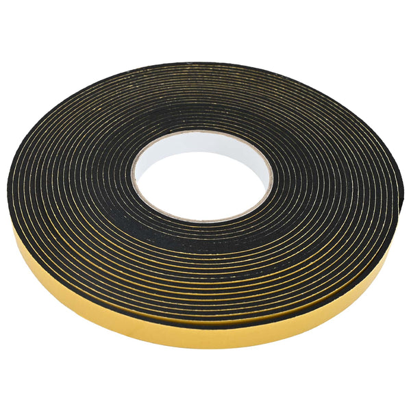 Itsekiinnittyvä vaahtoteippi 2 kpl Musta 10mm x 10m CR-vahto