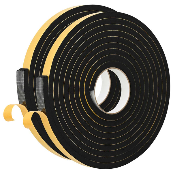 Itsekiinnittyvä vaahtoteippi 2 kpl Musta 15mm x 5m CR-vahto