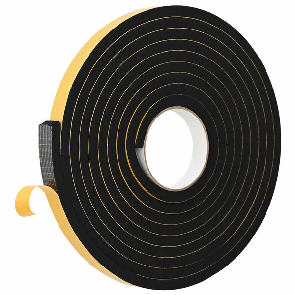 Itsekiinnittyvä vaahtoteippi 10 kpl Musta 15mm x 5m CR-vahto