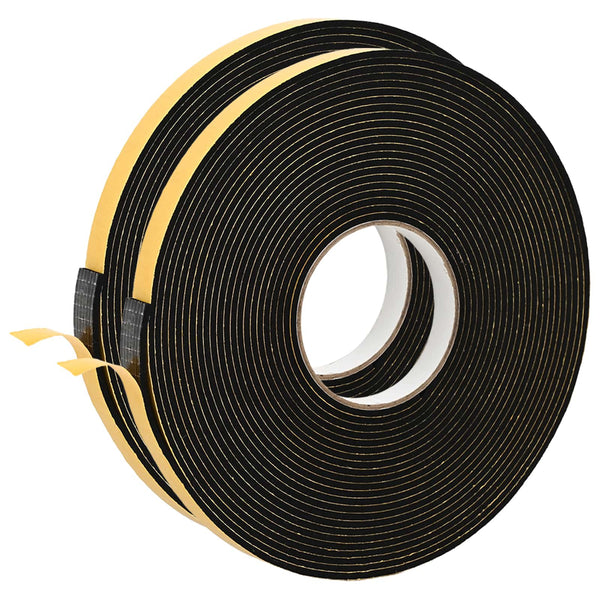 Itsekiinnittyvä vaahtoteippi 2 kpl Musta 20mm x 10m CR-vahto