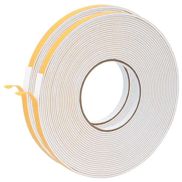 Itsekiinnittyvä vaahtoteippi 2 kpl valkoinen 10mm x 10m