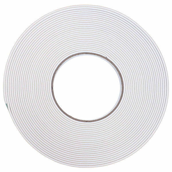 Itsekiinnittyvä vaahtoteippi 10 kpl valkoinen 10mm x 10m